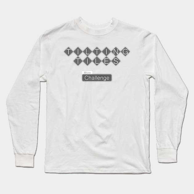 Tilting Tiles Micro Challenge Logo Tee Long Sleeve T-Shirt by TreeFallStudios